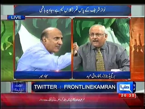 Intensive Fight Between Brigadier(R) Farooq Hameed & Sajad Mir(Analyst)
