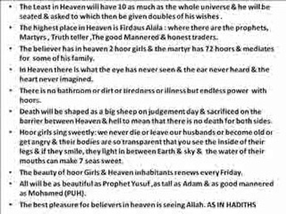 The complete Zikr (Subhan Allah & Thanks to Allah)–the number of his creatures, all his satisfaction, his words & the weight of his throne &the amount of sand