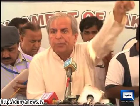 Dunya News-Javed Hashmi's Press Conference in Islamabad on 01-SEP-2014