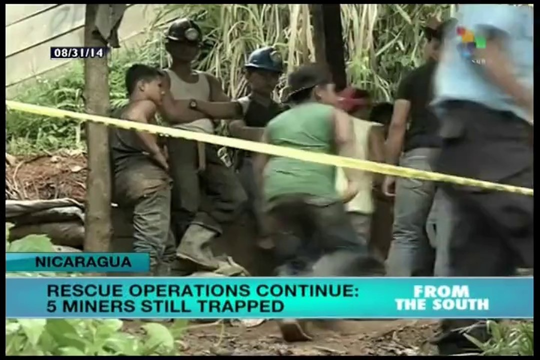 Nicaragua: Rescue operations continue for trapped miners