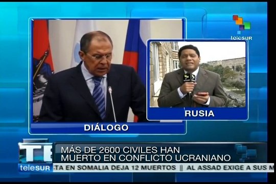 Rusia pide a Ucrania no ataque a población civil en Donetsk y Lugansk