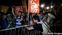 Protesters In Hong Kong Clash With Police Over Elections