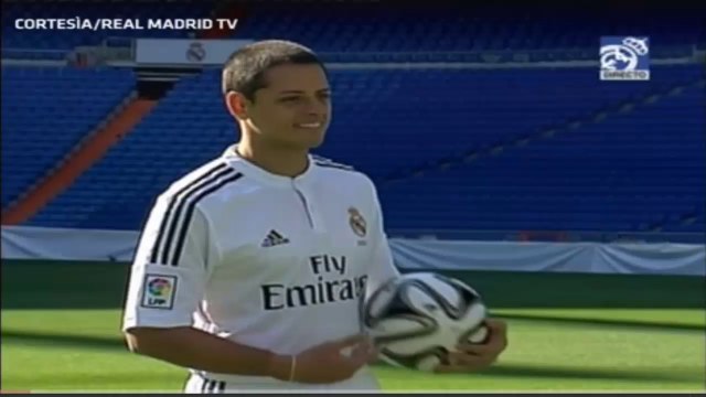 Javier Chicharito Hernandez es Presentado Como Jugador del Real Madrid