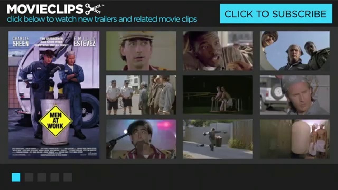 Men at Work (11_12) Movie CLIP - Kicking Trash (1990) HD