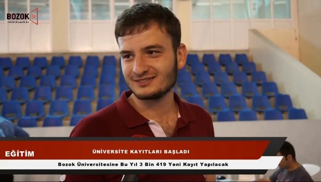 BOZOK ÜNİVERSİTESİNDE 2014-2015 KAYITLARI BAŞLADI
