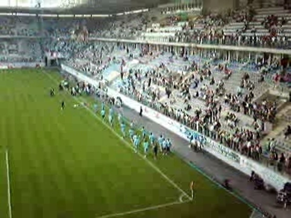 Sedan om échauffement avant match