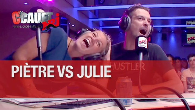 Julie se fait tirer violemment les cheveux par Piètre - C'Cauet sur NRJ