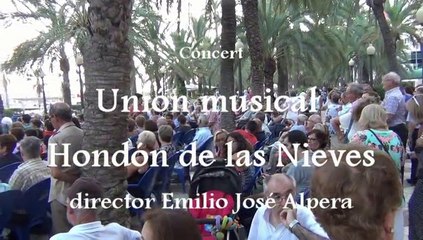 2014 Alicante concert union musical Hondon de las Nieves