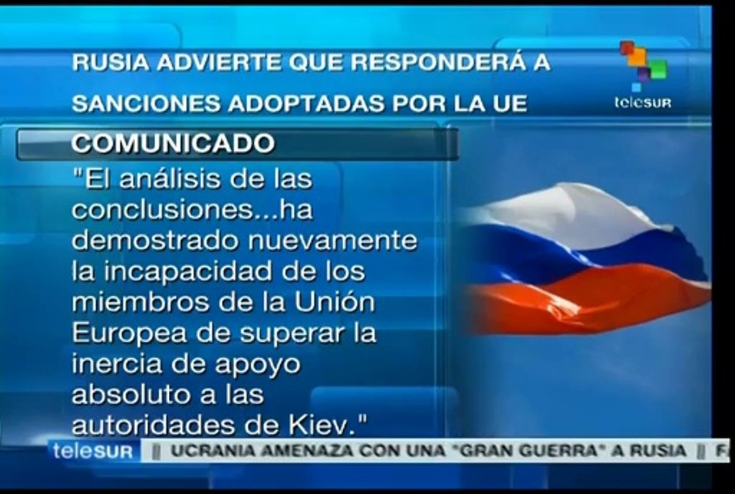 Rusia responderá a sanciones de la UE