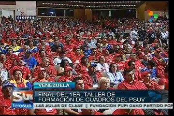Maduro participa en cierre del I Taller de Formación del Psuv