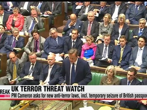 UK PM asks for new anti-terror laws, incl. seizure of British passports