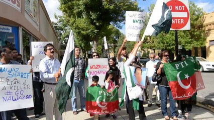 PTI Chicago USA Protest agains Nawaz Sharif