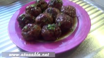 Cuisine Française - Boulettes de veau panées et caramélisées