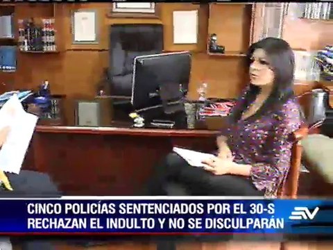 Cinco policías sentenciados por intento de magnicidio rechazan indulto presidencial