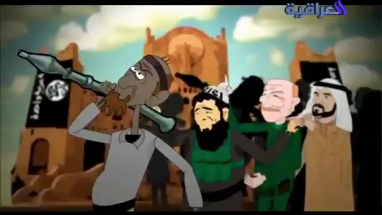 İslam Devleti militanları çizgi kahramanı oldu