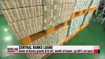 Korea's central bank grants 13 bil. to companies in loans