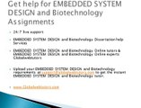 EMBEDDED SYSTEM DESIGN Assignment help