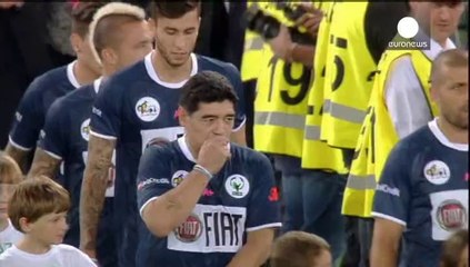 Football stars shine for Pope Francis and his Match for Peace