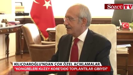 Kılıçdaroğlu kurultay öncesi konuştu