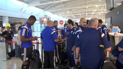 Πλάνα από την αναχώρηση της Εθνικής (1)