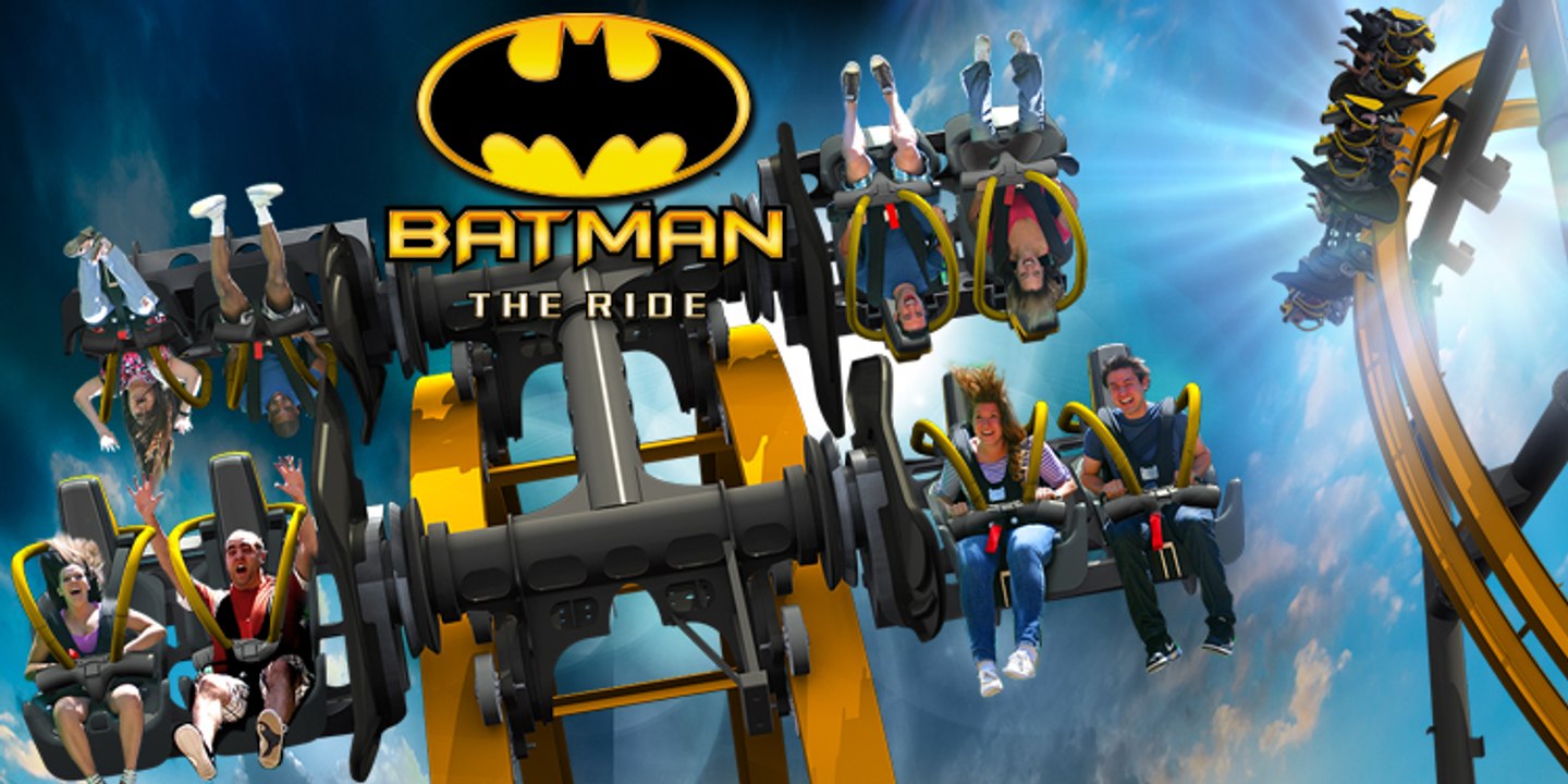 Le manège Batman The Ride 4D