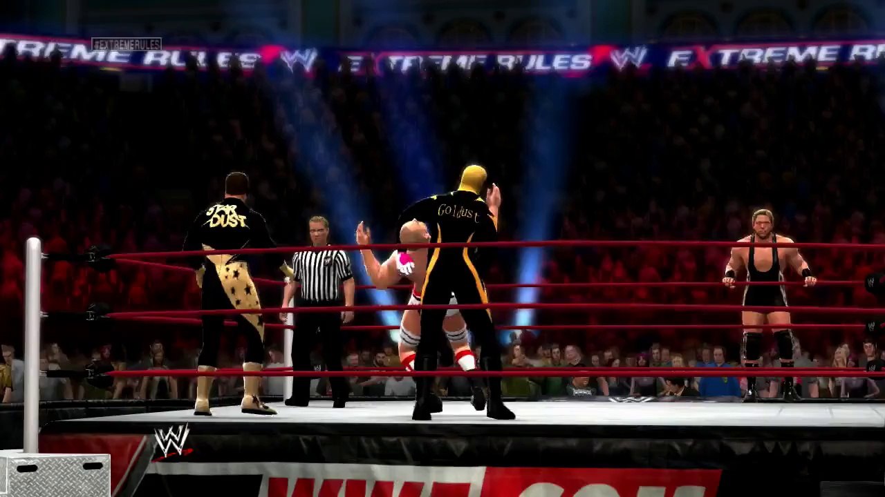 PS3 - WWE 2K14 - Universe - April Week 4 Extreme Rules - Golddust & Stardust vs Cesaro & Swagger