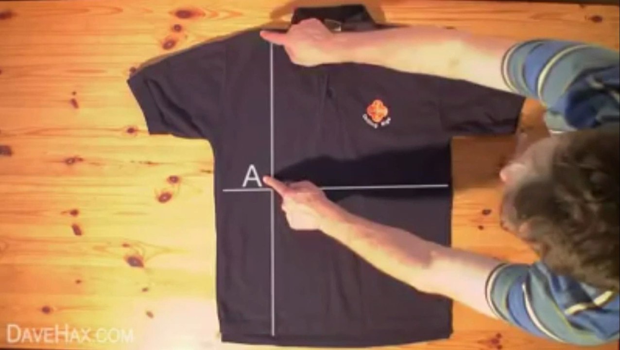 How To Fold a Shirt In Under 2 Seconds