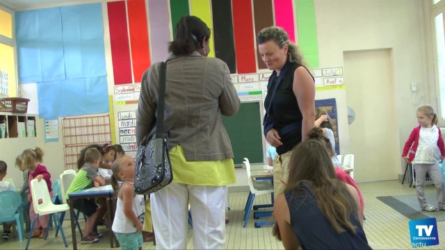 La rentrée scolaire 2014, s'est bien passée à la maternelle La Prade de Carcassonne