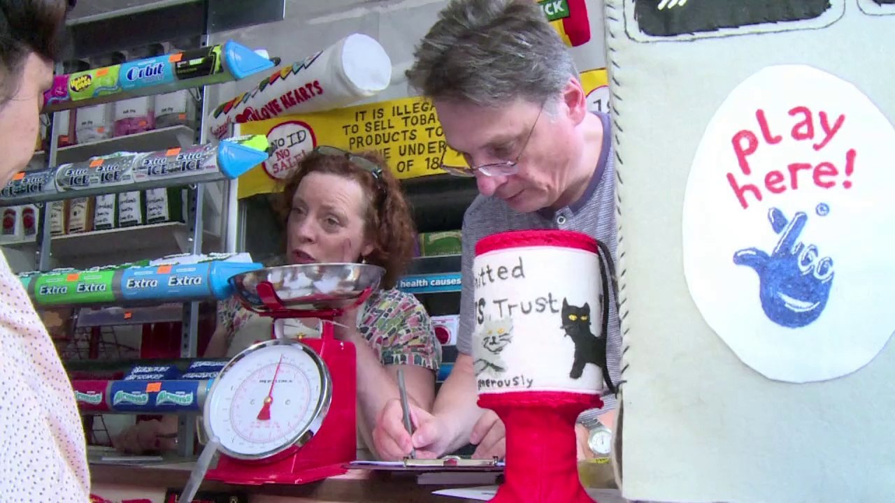 Filzkekse im tante-emma-laden