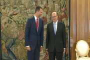 Felipe VI recibe al presidente del Tribunal de Cuentas