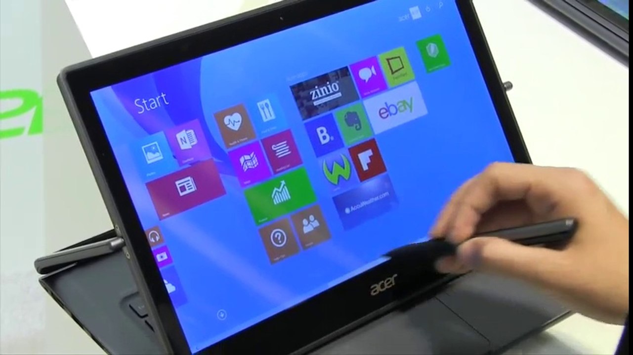 IFA 2014 : A la découverte des 6 positions de l'ordinateur portable Acer Aspire R13
