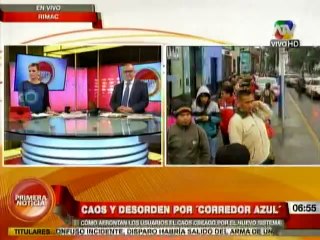 Corredor Azul continúa presentado problemas en su servicio