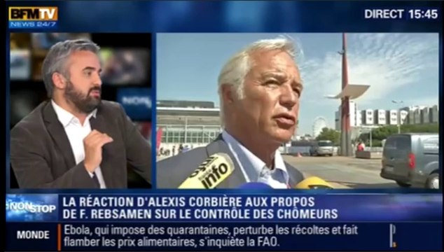 Les chômeurs feront la chasse au Rebsamen (Corbière, BFM)