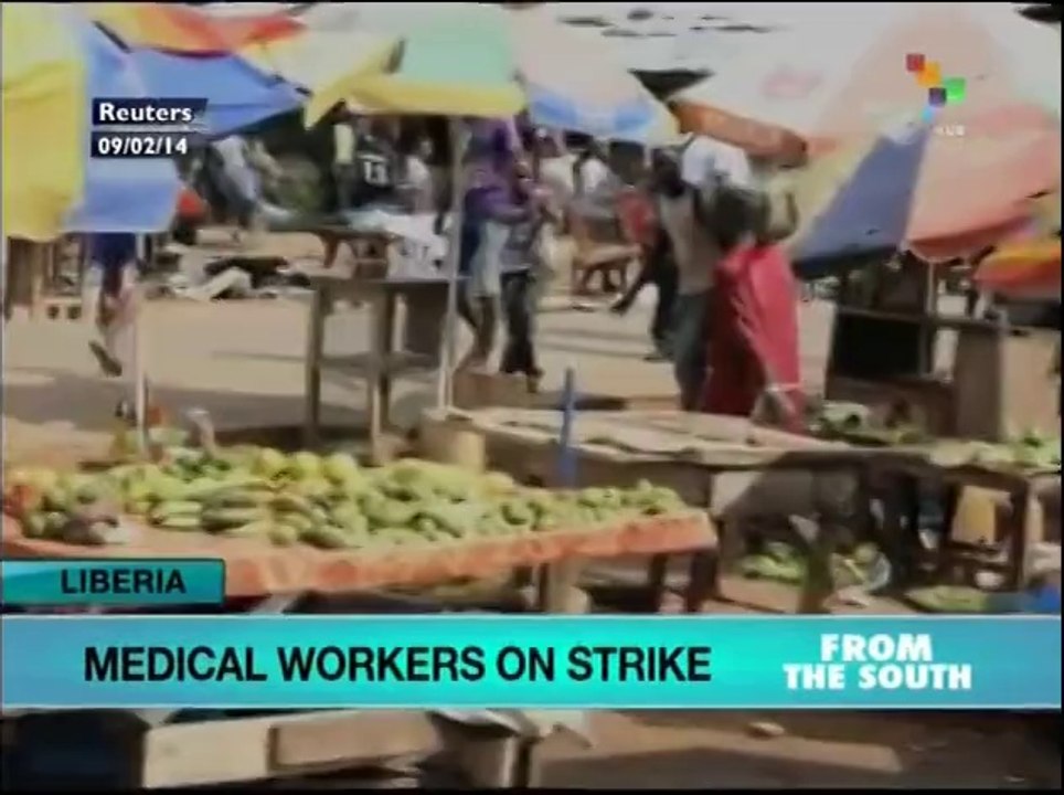 Liberian nurses on strike