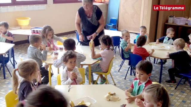Quimperlé. Rentrée : premier repas à la cantine de Kersquine