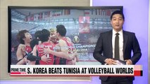 South Korea beats Tunisia 3-1 at FIVB World Championship, shares points lead with Brazil in Pool B