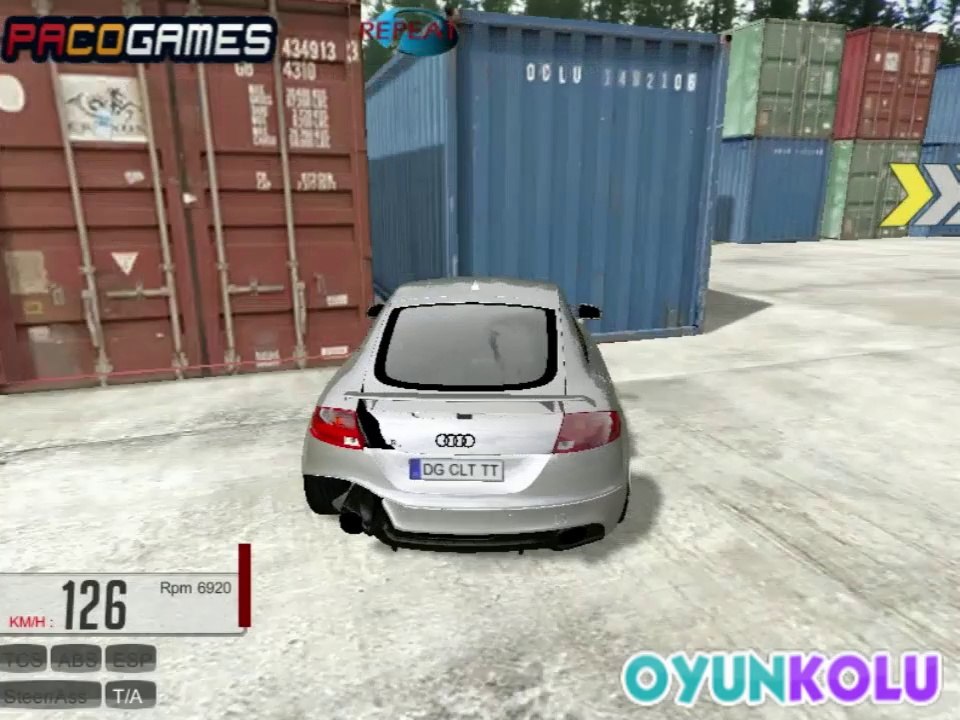 3D AUDİ TT Drift Oyununun Tanıtım Videosu