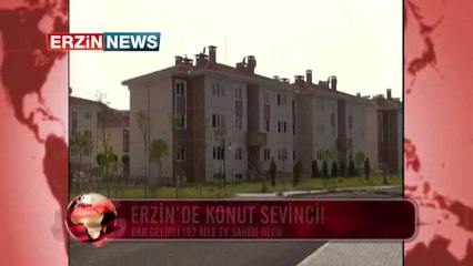 Erzin'de 192 aile TOKİ'den ev sahibi oldu