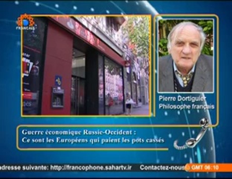 Pierre Dortiguier -Guerre économique Russie-Occident : ce sont les Européens qui paient les pots cassés.