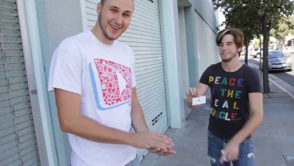 David Blaine Hand Sandwich Card Trick