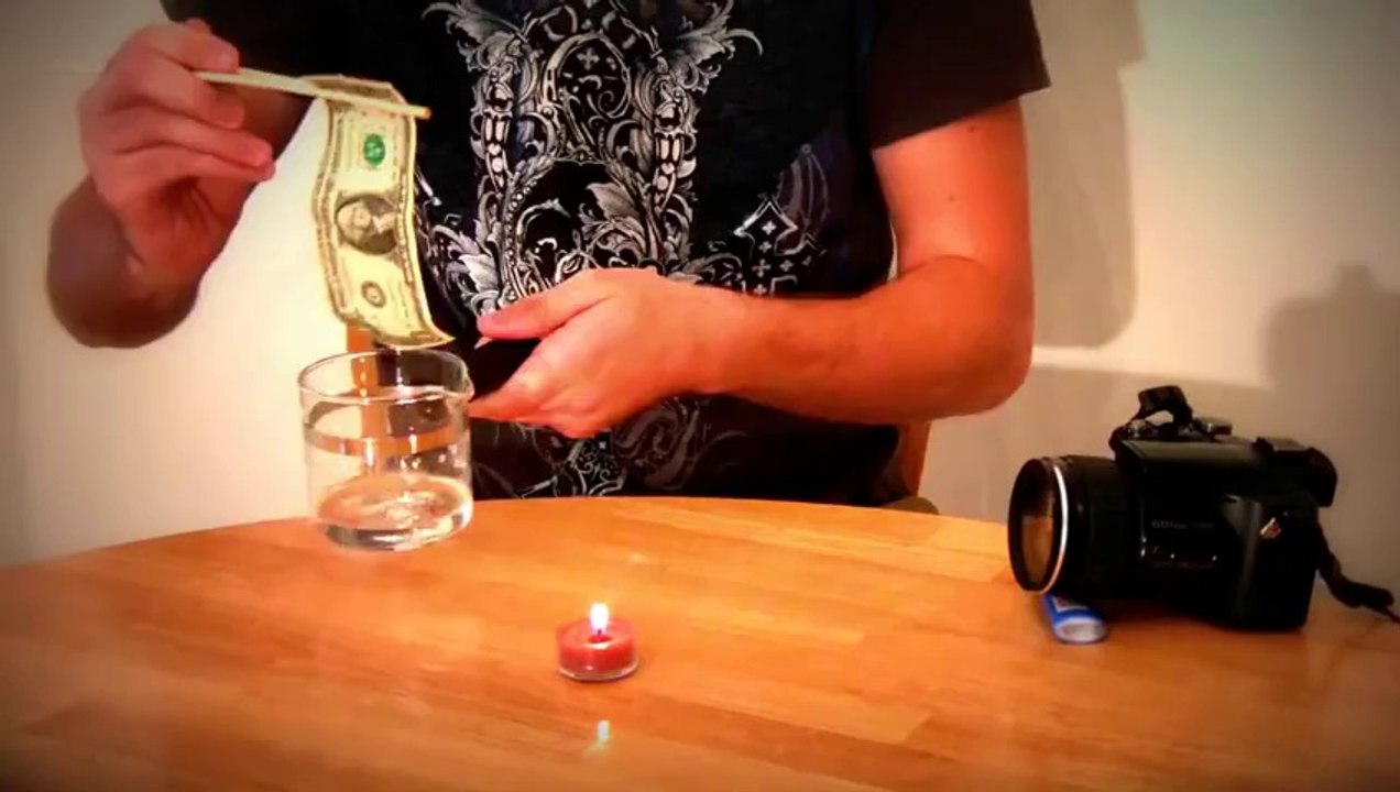 Burning Money Science Magic Trick