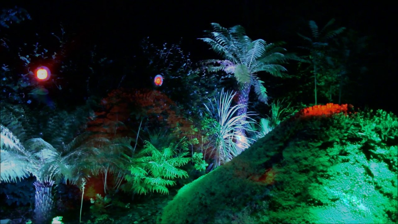 Chaumont-sur-Loire - Festival International des Jardins 2014, la nuit.