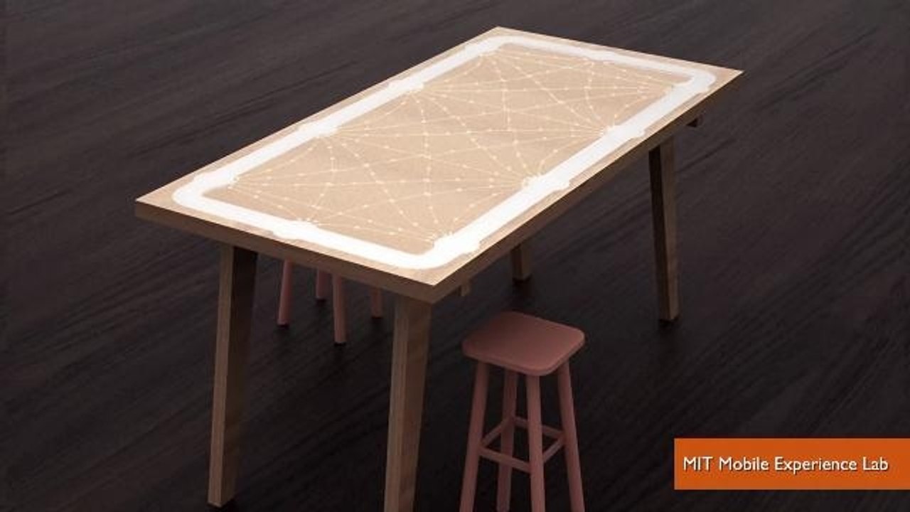 Marriott Testing Communal Table That Lights Up...