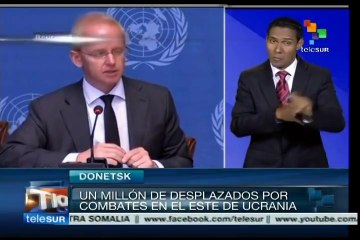 Conflicto armado en Ucrania desplaza a más de un millón de personas