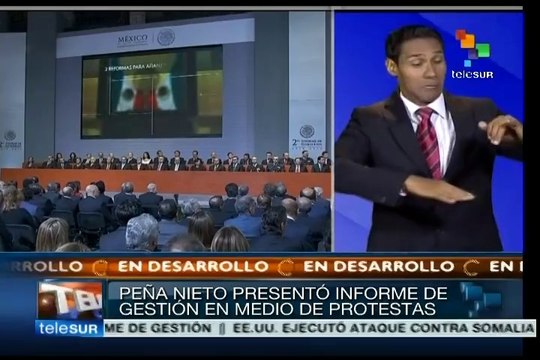 México: presenta Enrique Peña Nieto su segundo informe de gobierno