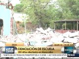 Padres marabinos piden respuestas tras demolición de escuela