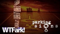 PARKING SIGNS: Los Angeles Puts Up Ridiculous 15-Foot, 8-Paneled Parking Signs. Traffic Still Sucks Too, But The Weather's Pretty Good.