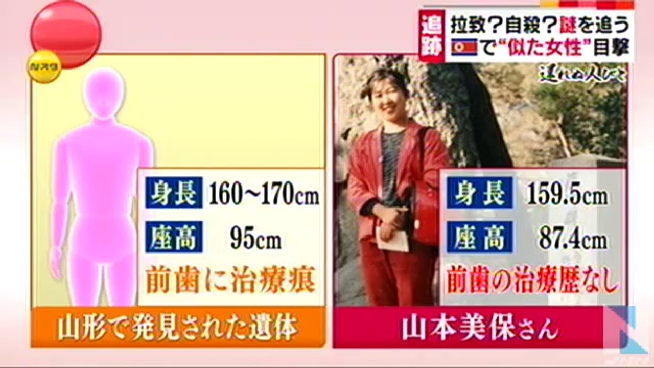 拉致か自殺か、北朝鮮で「似た女性」目撃 (Low)