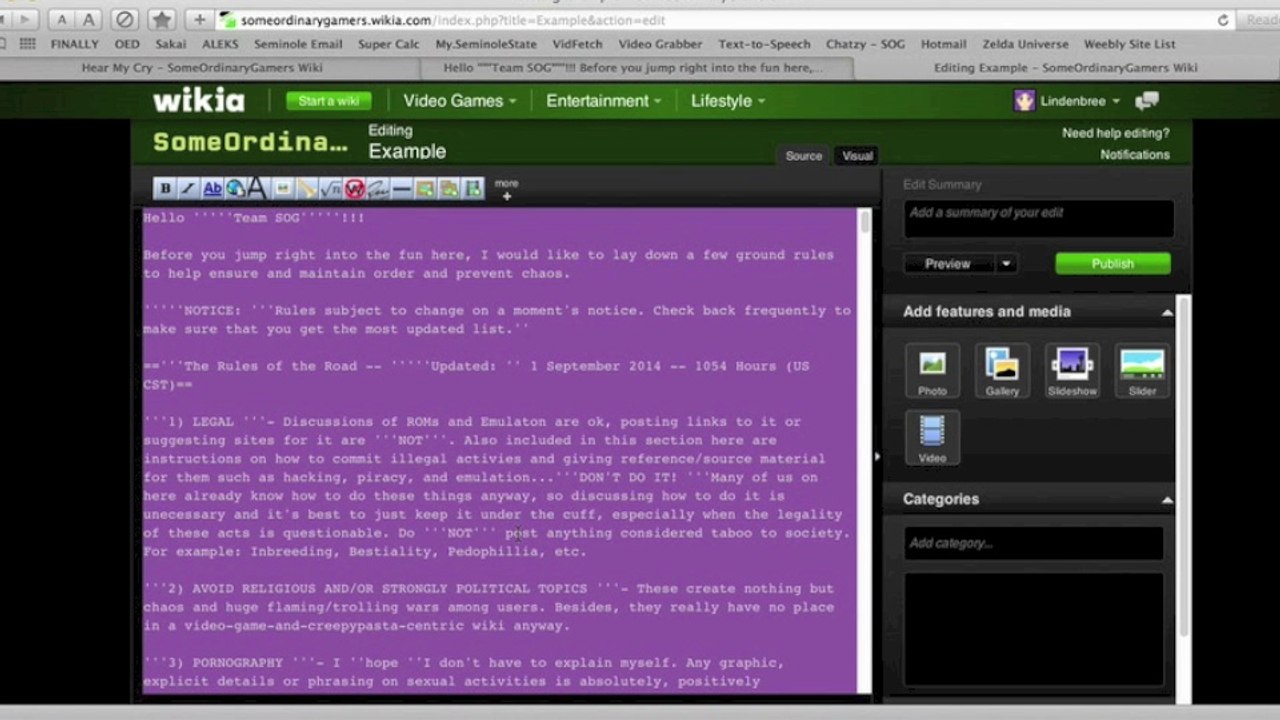 Wiki Tutorial