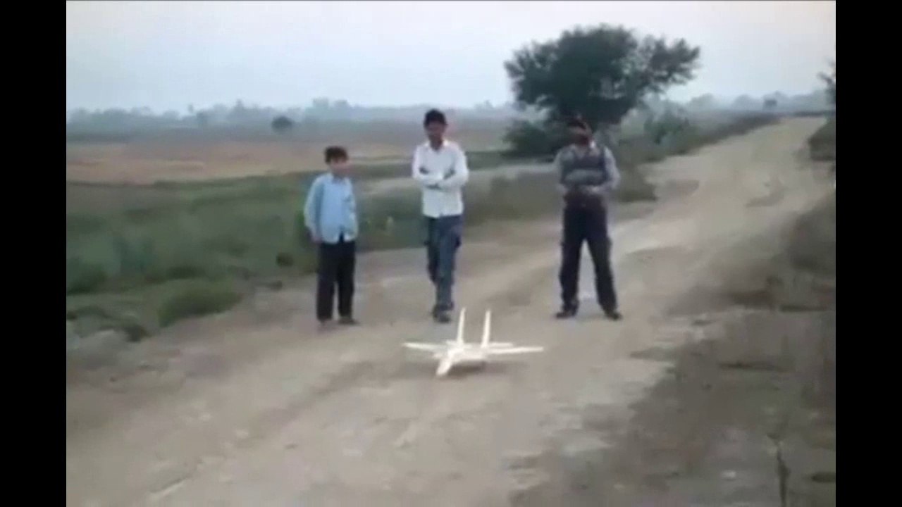 Fiber Remote Control F-16 Plane - Designed By students